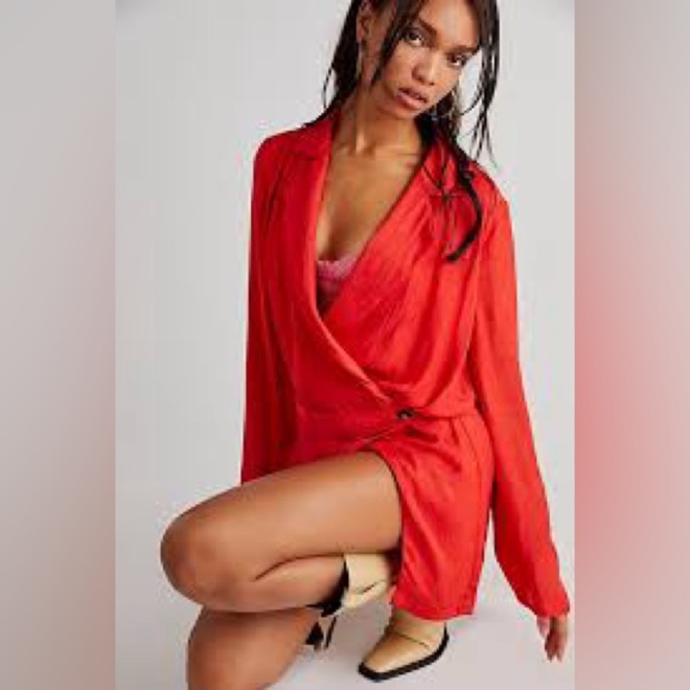 Free People Simone - Warm Up Red Medium